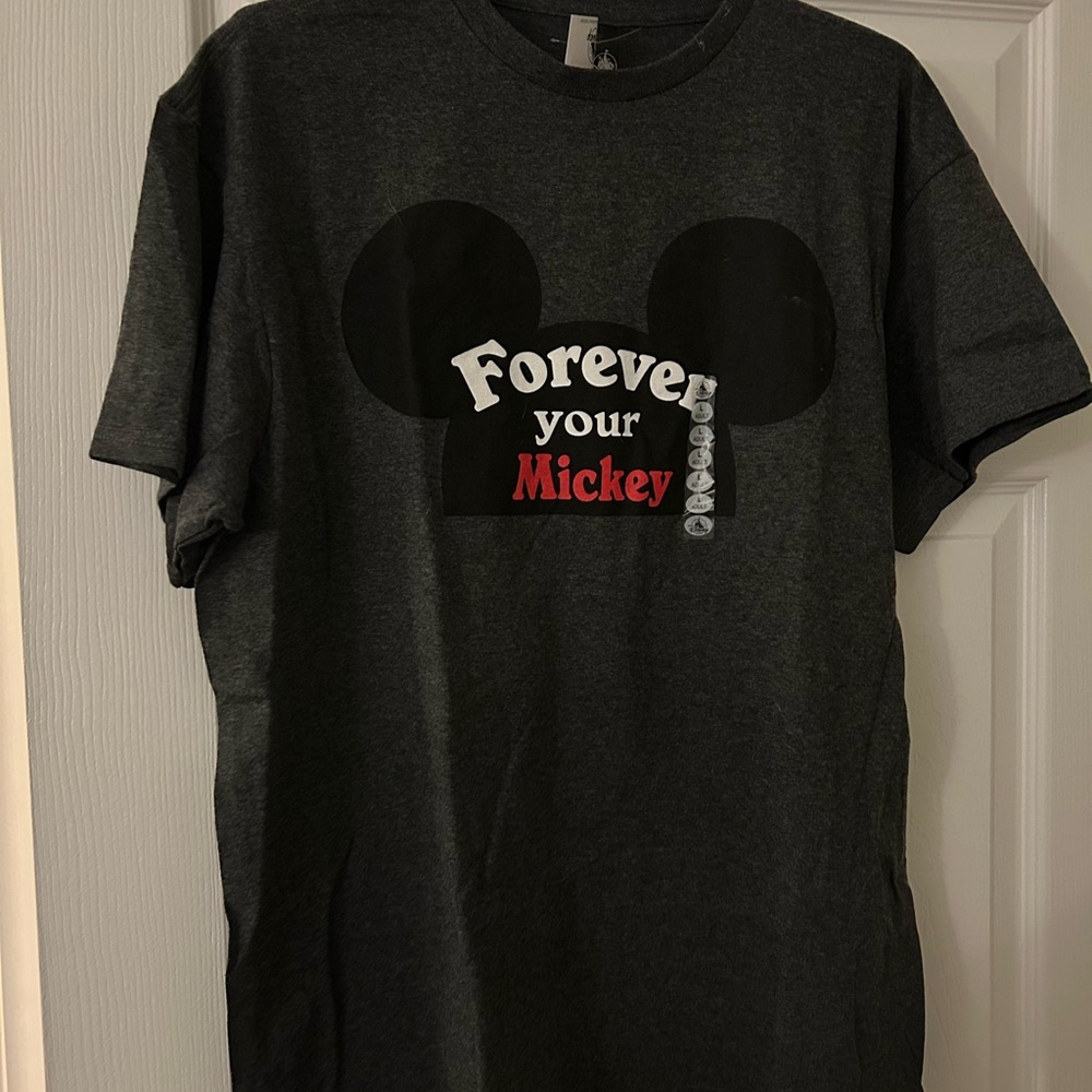 NWT Disney Gray Mickey Mouse Tee